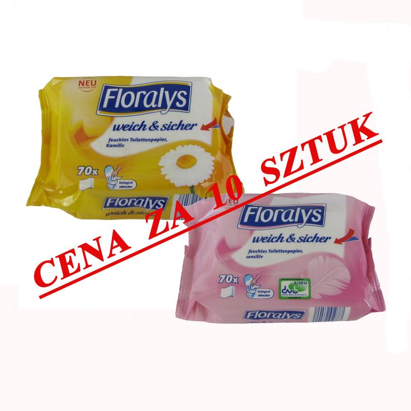 PAPIER TOALETOWY NAWILŻAJACY X 70 (10 sztuk)